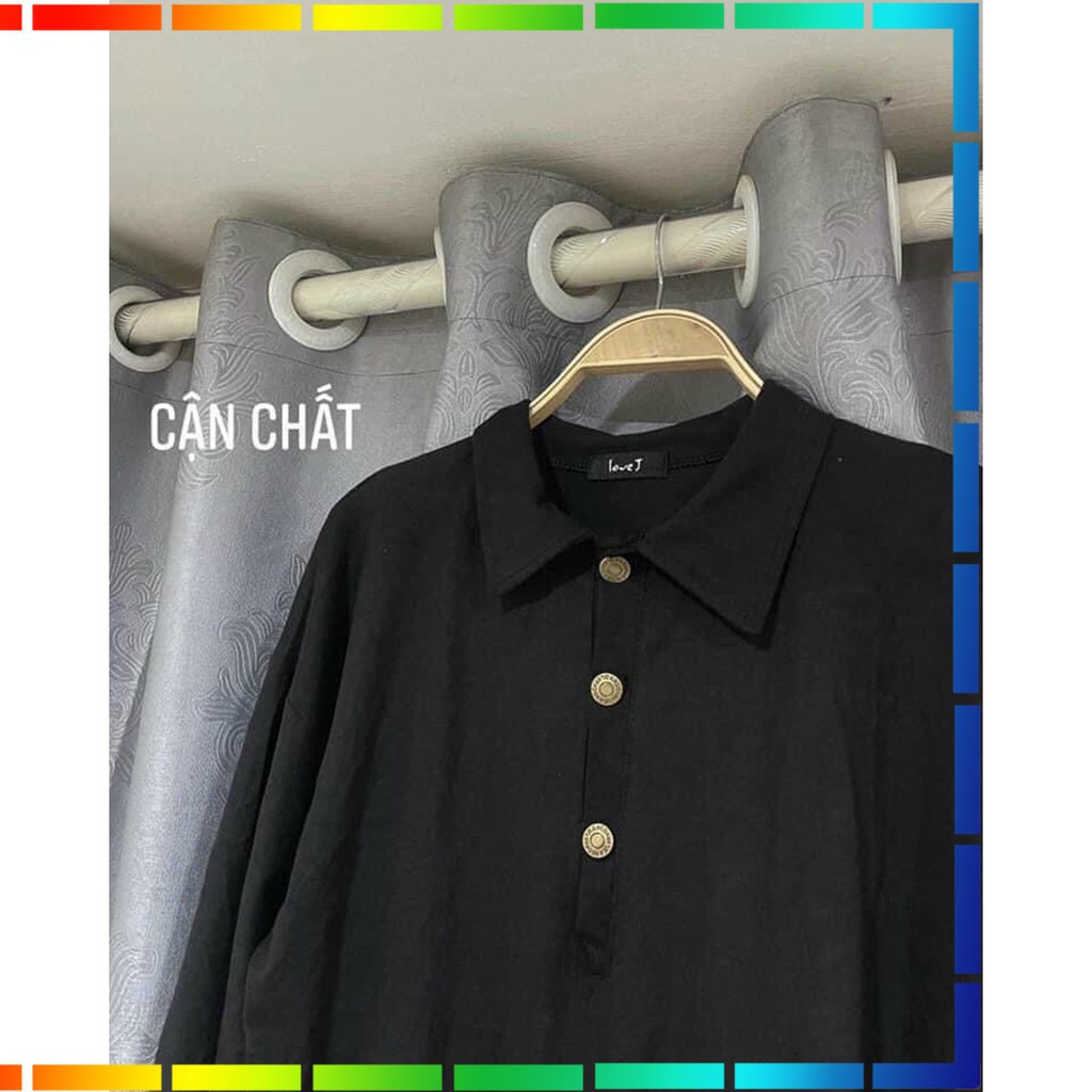 ( ẢNH THẬT ) - ÁO POLO DÁNG DÀI CÁ TÍNH CHẤT COTTON THOÁNG MÁT - MỊN MÀNG PHONG CÁCH HÀN QUỐC CỰC ĐẸ | BigBuy360 - bigbuy360.vn