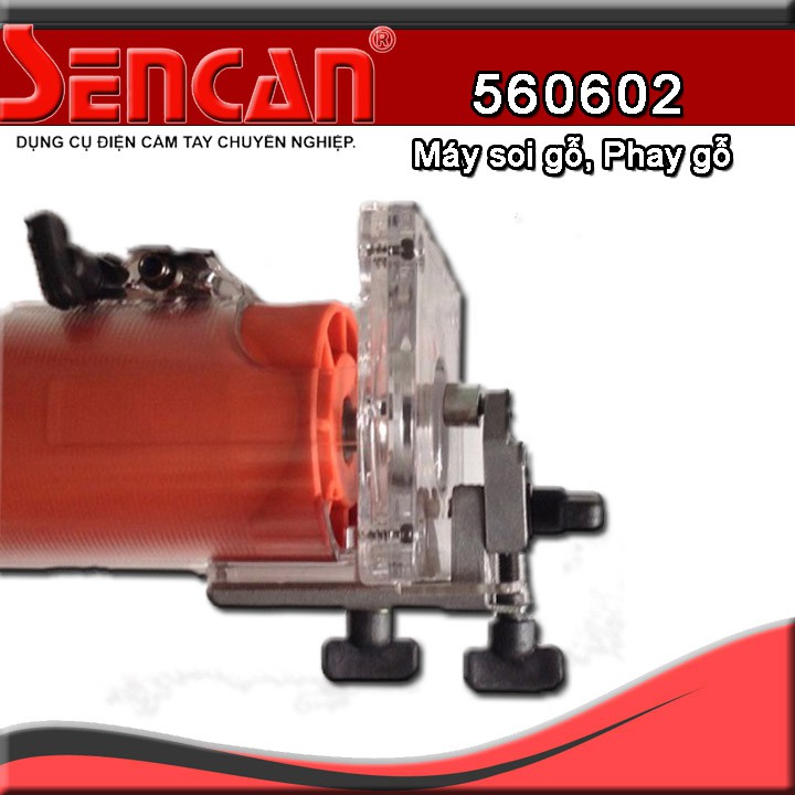 Máy Soi Gỗ Cầm Tay Sencan - Máy phay gỗ 6mm Sencan560602