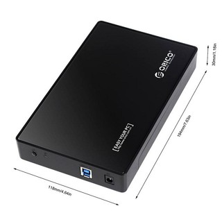 Box hdd 3.5" usb 3.0, hỗ trợ ổ cứng 18TB