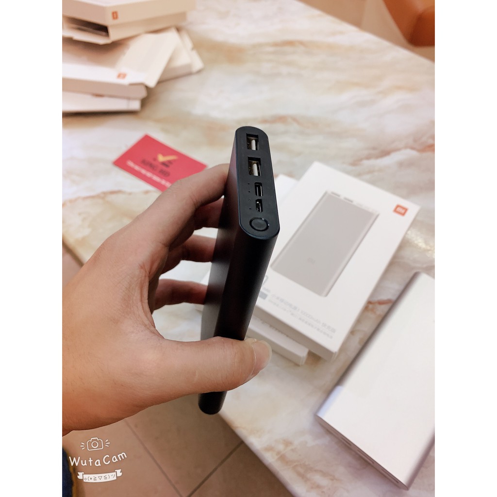 Sạc Dự Phòng Xiaomi 10.000mAh GEN 3 - Pin Sạc Dự Phòng XIAOMI Tặng Cáp Lightning TyPe-C - Bảo Hành 6 Tháng