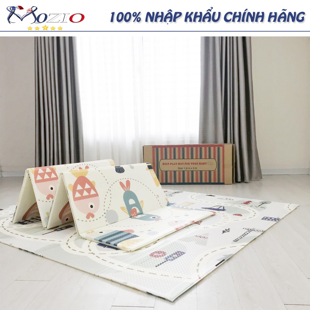 Đồ chơi trẻ em  Hỗ trợ ship + thảm gấp 2 mặt chống va đập chống thấm Mozio store