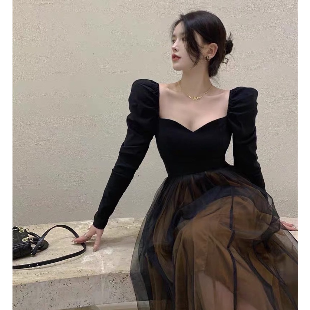 Set Áo + Chân Váy Tiểu Thư Phong Cách Restro - ELISA STORE