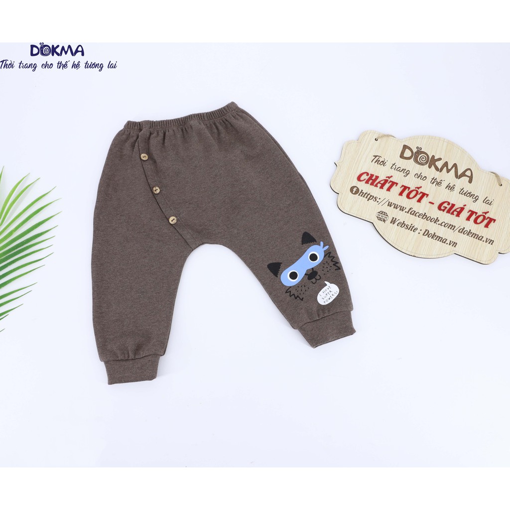 DQ620 Quần dài bo gấu Dokma (9-24m)