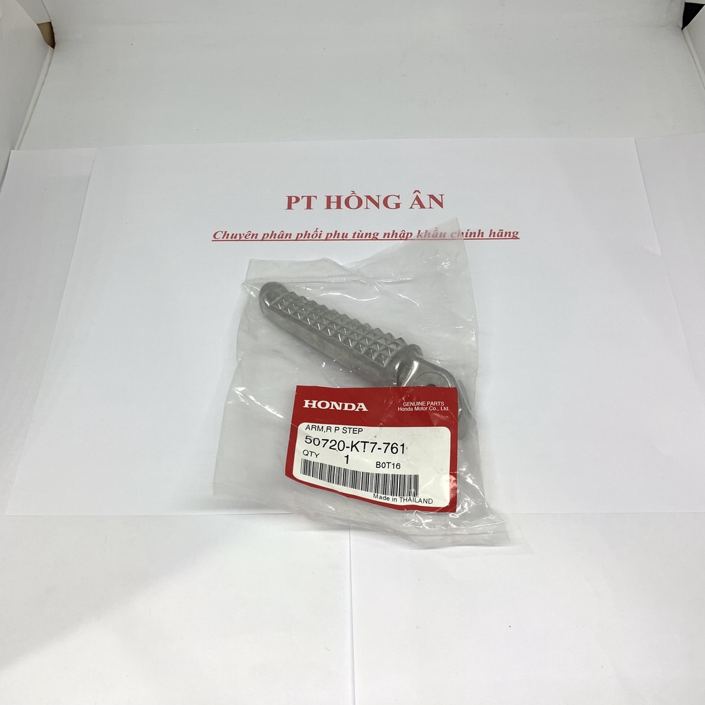 Cục nhôm gác chân  sau Winner, Sonic, Supra, CBR nhập khẩu chính hãng Honda Thailand - PT HỒNG ÂN