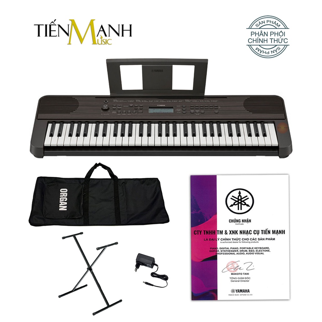 [Tặng Sticker] Đàn Organ Yamaha PSR-E360B, PSR-E360MA, PSR-E360DW - 61 Phím cảm ứng lực PSR E360 E360B, E360MA, E360DW