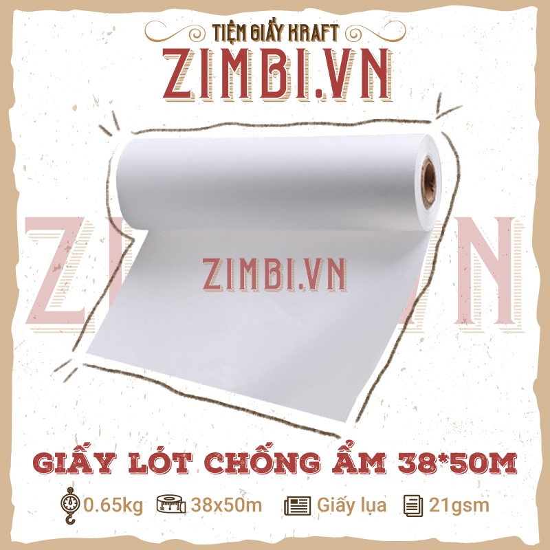 Cuộn giấy chống ẩm gói hàng 38cmx50m | Lót trong giấy kraft tổ ong | Loại đẹp gói hàng, gói quần áo, giày, giấy hút ẩm