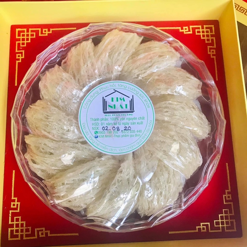 [YẾN SÀO KIM NHẬT] Yến tinh chế nguyên chất 100% thiên nhiên từ trại yến nhà nuôi