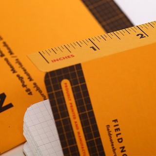 Bộ 3 sổ FieldNotes - Utility Graph (Bìa vàng nâu - 48 trang)