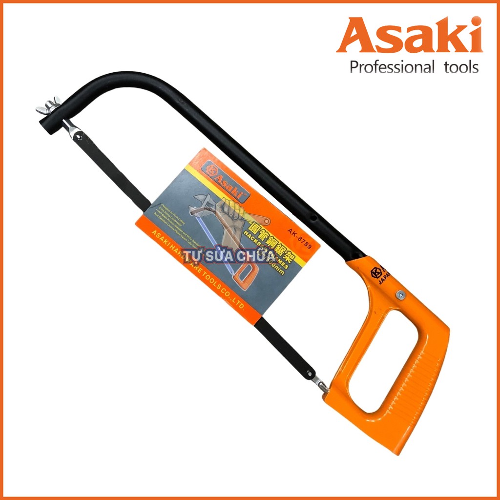 Cưa sắt cầm tay Asaki AK-8789 300mm-12" lưỡi sắc bén, khung cưa cứng cáp, tay cầm thoải mái
