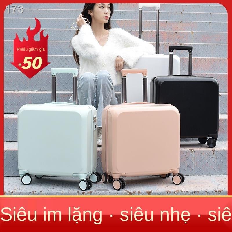 Hành lý nữ vali nhỏ và nhẹ 16 inch Hộp đựng xe đẩy 18 mới mẻ kiểm tra mật khẩu 20