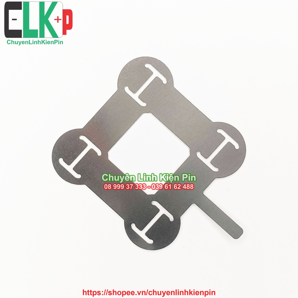 Bộ kẽm hàn 5S - 2P cell pin 21700 , size 0.2 mm