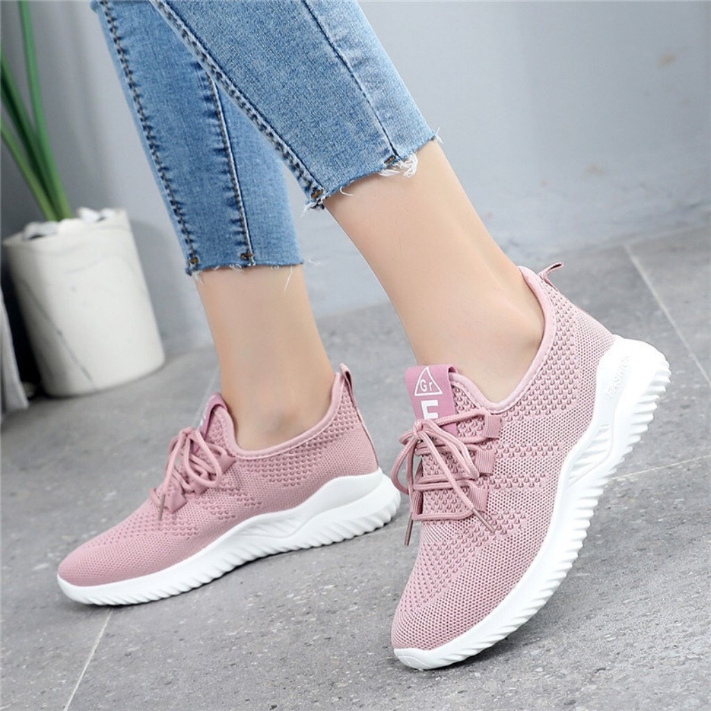 Giày Thể Thao Nữ Đẹp Chuẩn Fom Đi Bộ Thể Dục Đi Học Đi Chơi Hàng Siêu Nhẹ Size 35 - 40