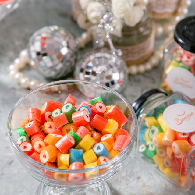 Kẹo Bonzon Candy trái tim, kẹo handmade nghệ thuật