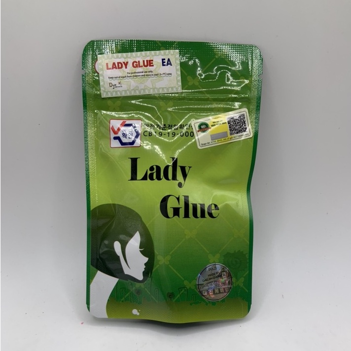 Keo nối mi Lady glue xanh-quyên quyên