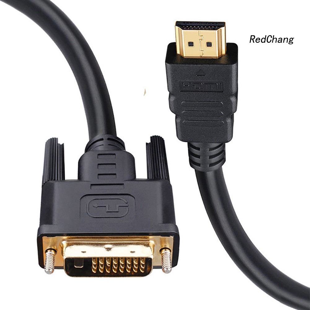 Cáp chuyển đổi hd 1080p hdmi male sang dvi-d male