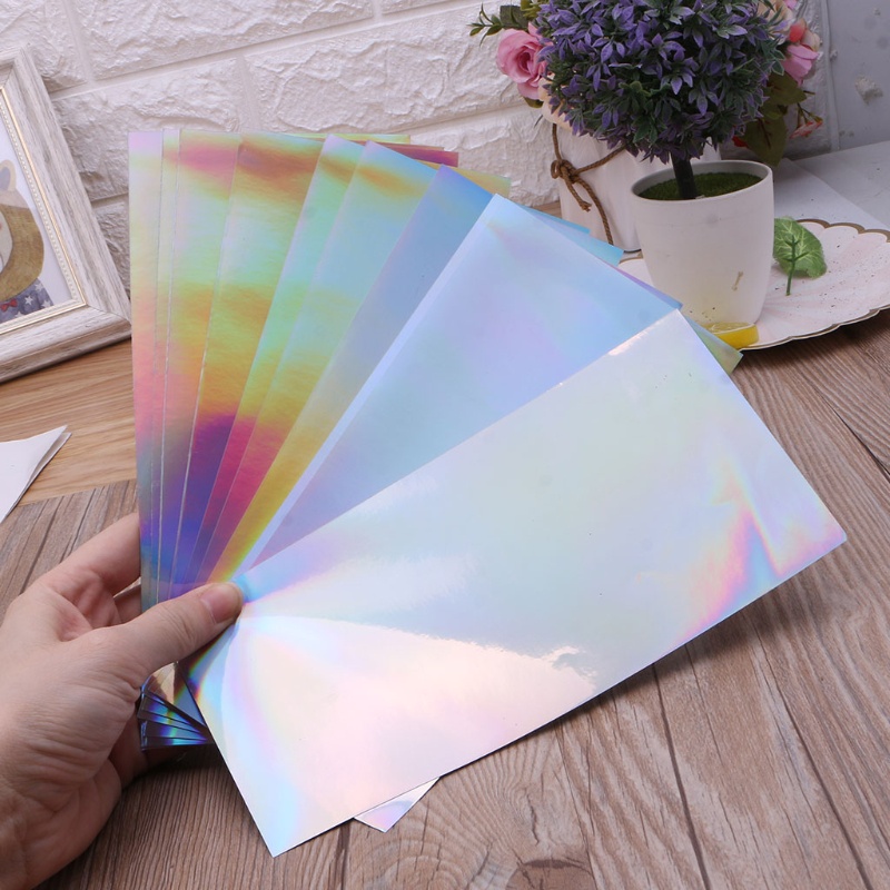 Bộ 10 miếng dán phản quang AB bằng nhựa resin cho trang trí