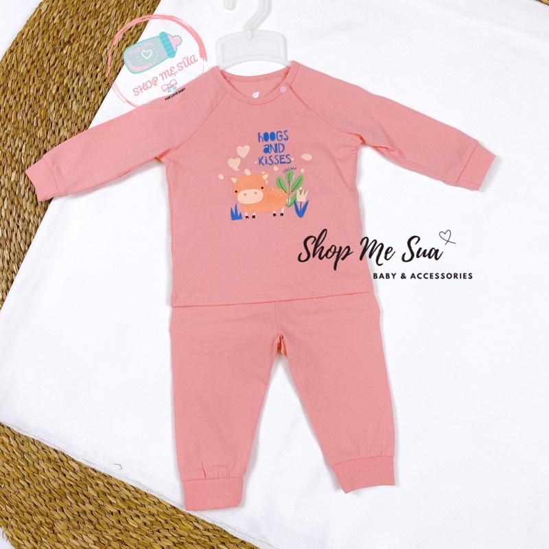 LULLABY (lẻ áo lẻ quần) Bộ dài tay thu đông bé gái chất cotton(sản phẩm tách lẻ áo và quần khách tự chọn)