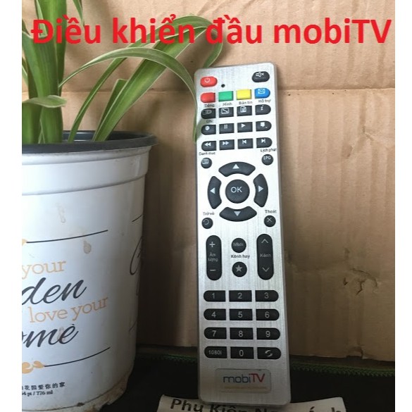 Combo 2 cái Remote Điều khiển đầu mobiTV ,Remote đầu thu truyền hình kỹ thuật số mobiTV