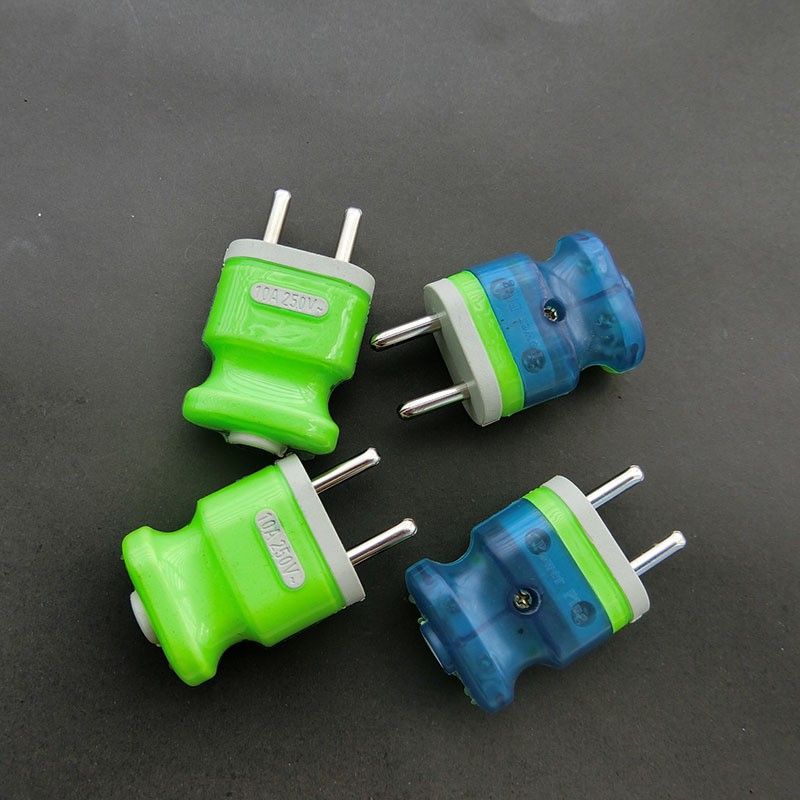 Phích cắm điện sz11 - 2 chân tròn
