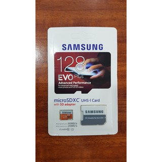 Thẻ nhớ Micro SD Samsung Evo plus 128GB (Kèm Adapter)