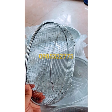 Rổ Inox hình bầu dục rộng 22cmx dài 33cm
