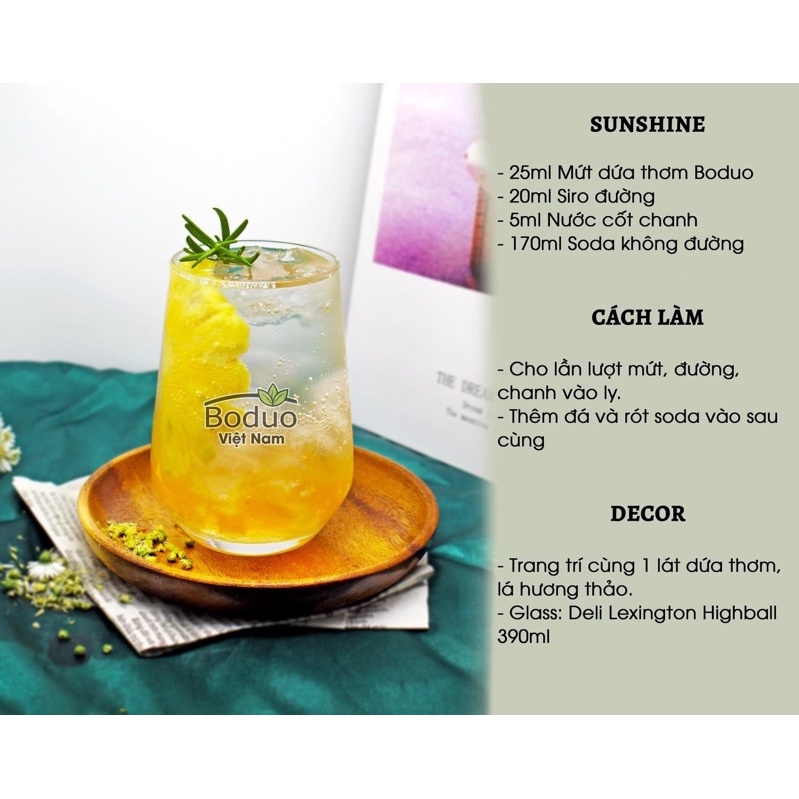 Mứt dứa Boduo hộp 1kg