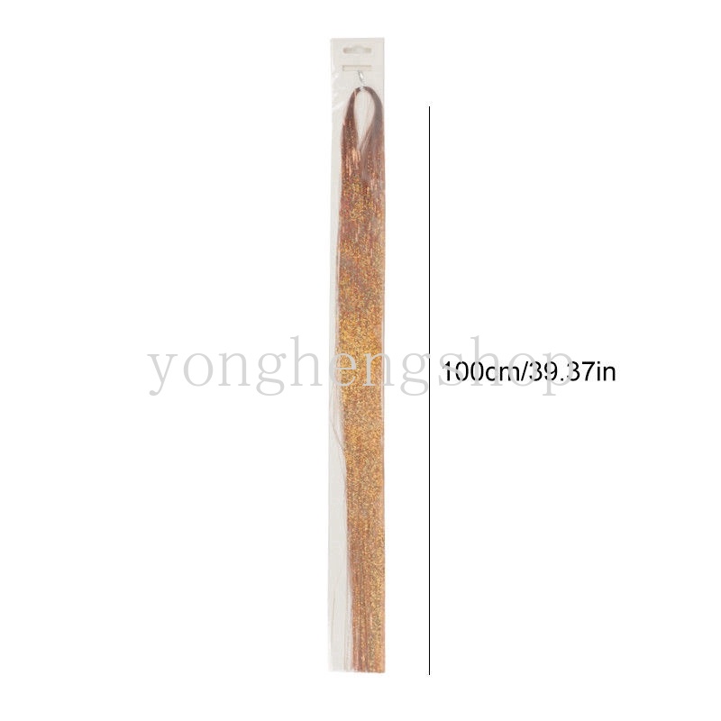 Dây Kim Tuyến Lấp Lánh 100cm Dùng Trang Trí Tóc Hoặc Tóc Giả