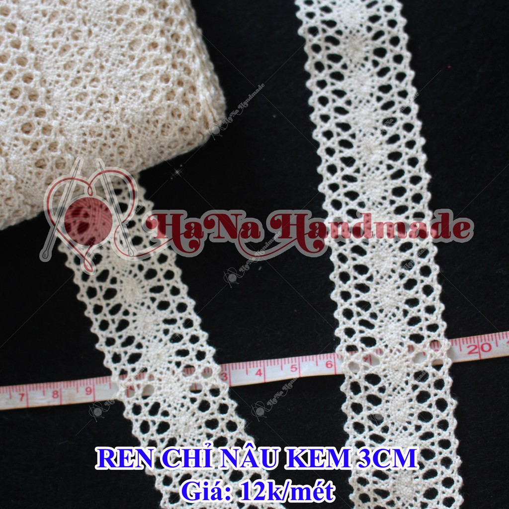 Ren chỉ nâu kem