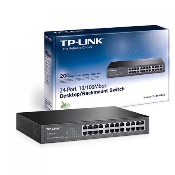 Thiết bị mạng-SWITCH TP-LINK 24 ports-TL- SF1024D