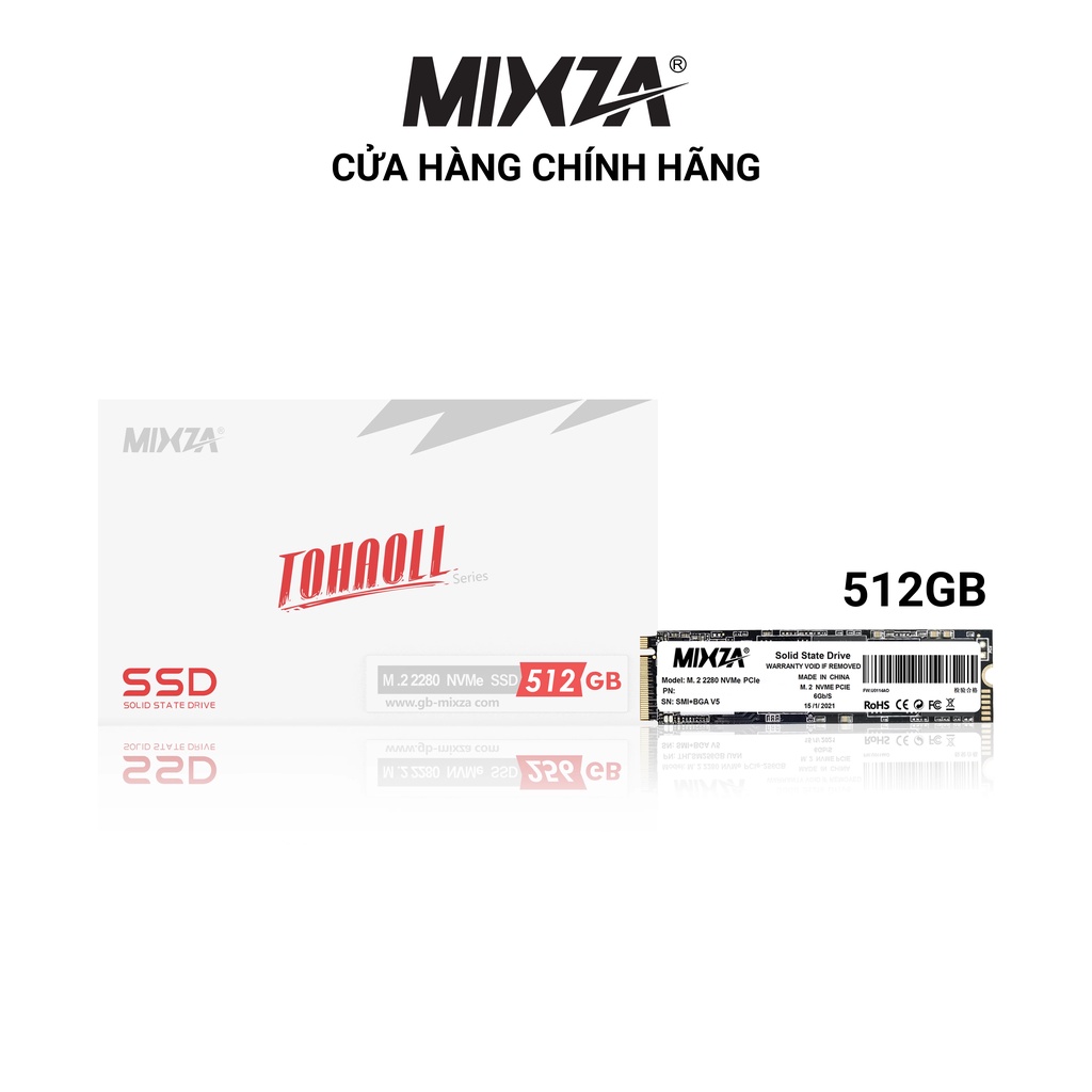 Ổ Cứng SSD 512GB M.2 NVME PCIE MIXZA I Mixza Vietnam