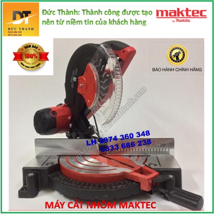 Chính hãng Máy cắt nhôm Maktec MT255. Công suất 1800W