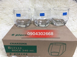 Cốc thủy tinh Ocean Charisma Rock 340ml