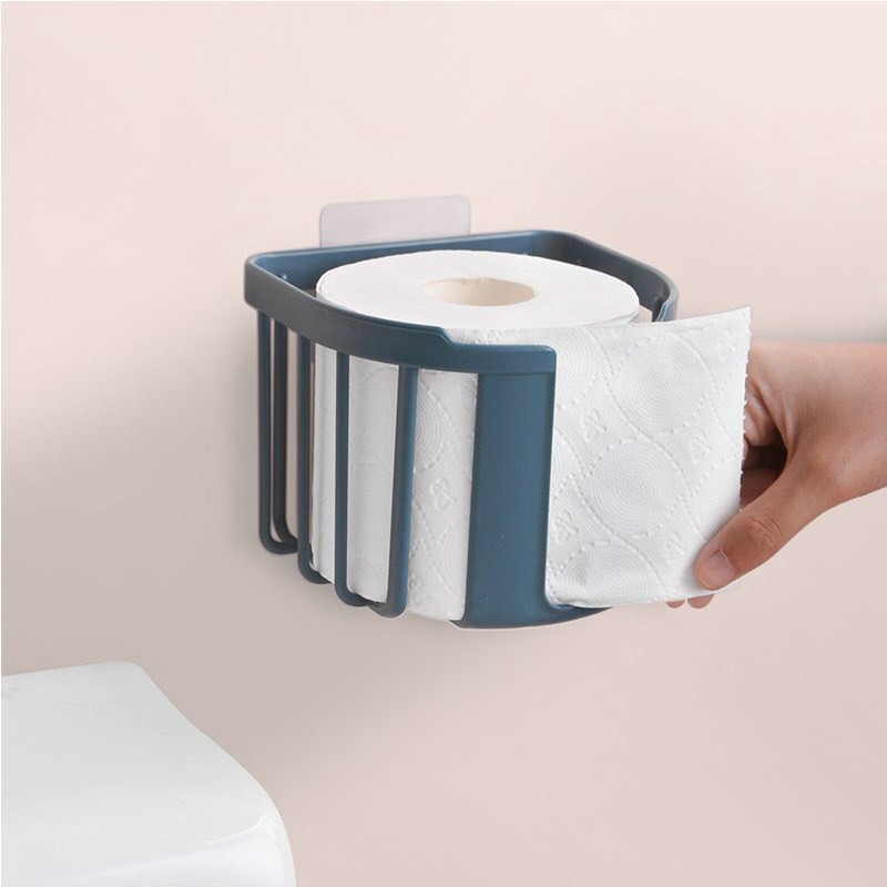 Giỏ nhựa đựng giấy, rổ đựng giấy vệ sinh dán tường siêu dính siêu tiện dụng. | BigBuy360 - bigbuy360.vn