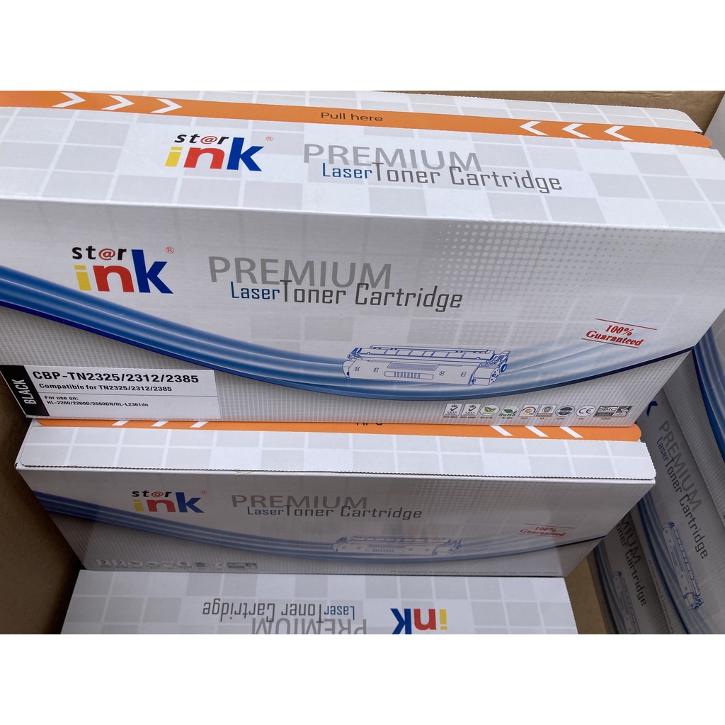 Hộp mực máy in  Brother  HL-2321D, HL-L2361DN, HL-2366DW, DCP-2520D, MFC-2701D, MFC-2701DW. Hộp mực TN 2325/2385 starink