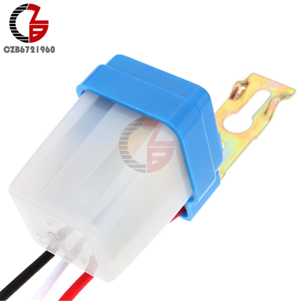 Công tắc AC 220V DC 12V 24V tự động bật tắt đèn đường Photocell 10A | BigBuy360 - bigbuy360.vn