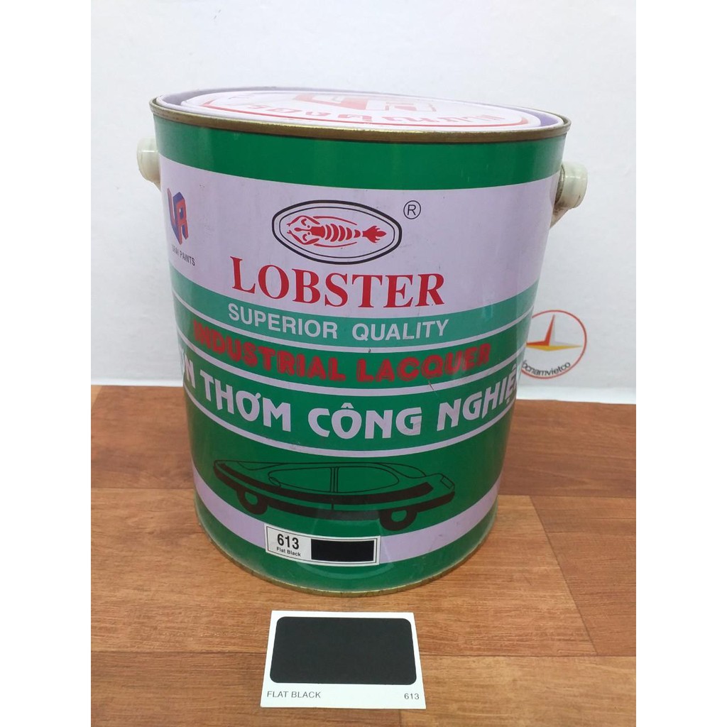 Sơn Thơm Công Nghiệp Lobster Màu Đen Mờ_Lon 3L