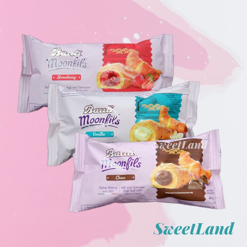 Bánh sừng bò Bauli Moonfils gói 45g