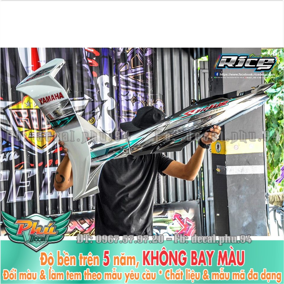 Tem rời Crom Sirius Trắng đen 2 -1