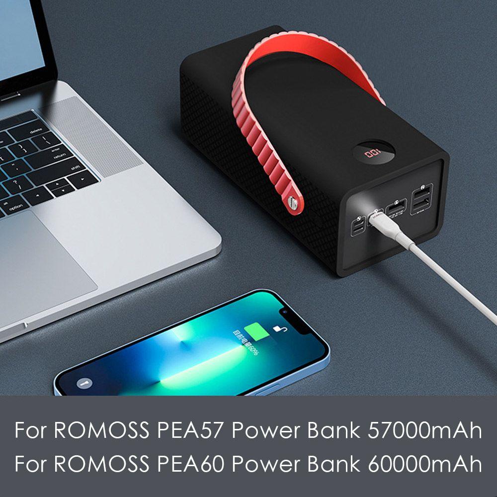 MYRONGVN Vỏ Silicone Bảo Vệ Pin Sạc Dự Phòng ROMOSS
