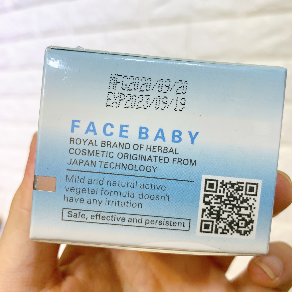 KEM và SERUM TÁI SINH PHỤC HỒI TRẮNG DA LOẠI NÁM FACE BABY XANH