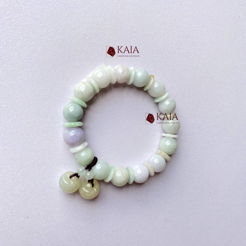 Vòng tay phong thủy Bạch Ngọc - KAIa