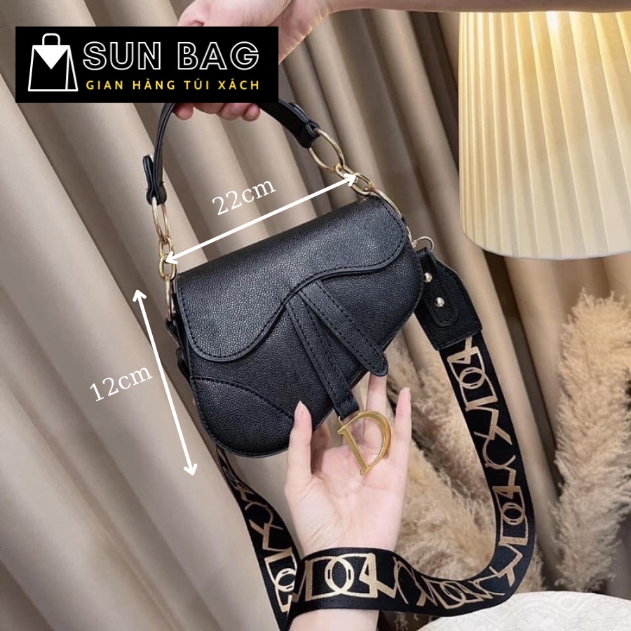 Túi xách nữ đeo chéo, túi đi chơi, đi học, da cao cấp size 22cm SB025
