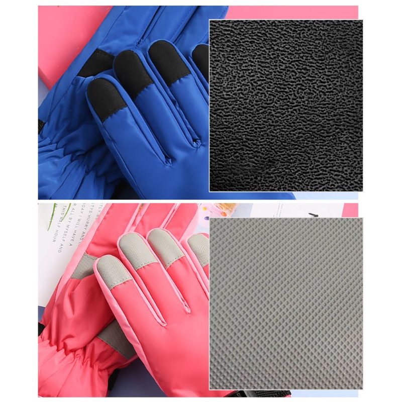 Găng Tay Trượt Tuyết Thể Thao Chống Gió Chống Nước Giữ Ấm Cho Trẻ Em