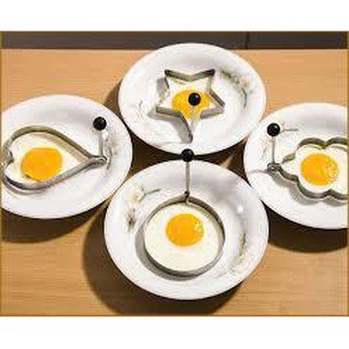 Bộ 4 khuôn inox chiên trứng tạo hình