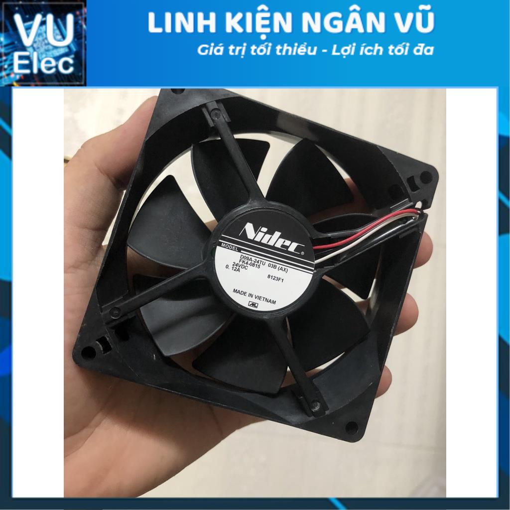 Quạt Tản Nhiệt 24V 9x9CM Nidec Chính Hãng