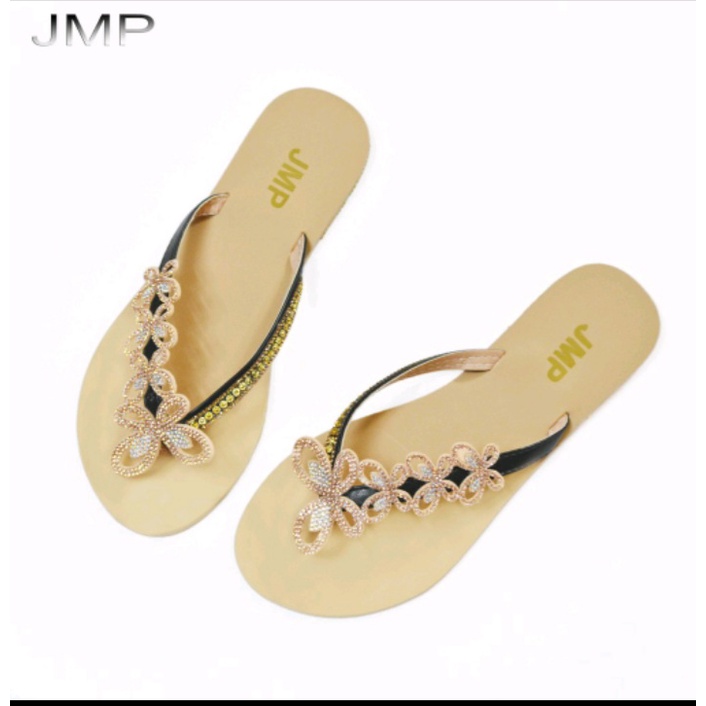 Dép Nữ Kẹp Đính Đá - Sang Trọng Cao 1cm Thích Hợp Cho Hoạt Động Thường Ngày