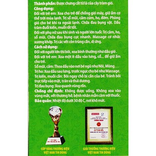 Tinh dầu tràm Huế Bé Thơ 10ml - 50ml - 100ml