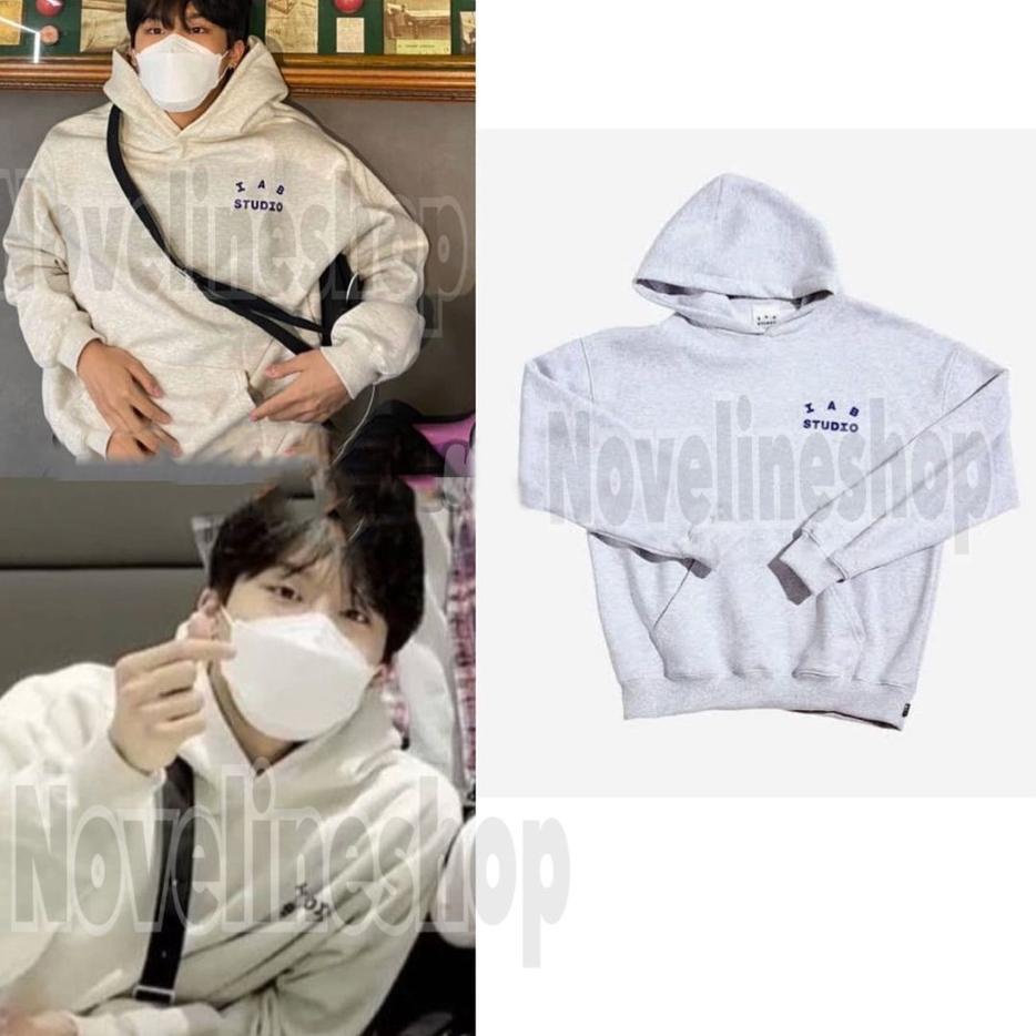 Bảo đảm giá cả Nghiêng... Áo Hoodie Lông Cừu Size M-XXL Jongwoo IAB STUDIO Cao Cấp