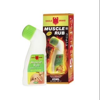 DẦU NÓNG XOA BÓP EAGLE BRAND MUSCLE RUB 85ML (CHAI LĂN) XUẤT XỨ SINGAPORE
