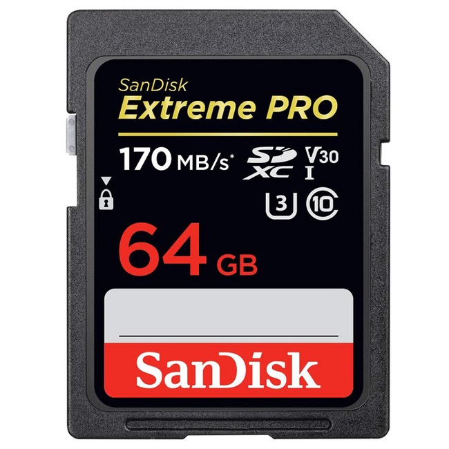 Thẻ nhớ 64G SDXC SanDisk Extreme Pro U3 V30 1133 x170MB/s